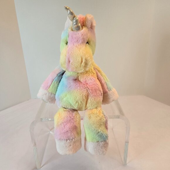 MARY MEYER Marshmallow Zoo Stuffed Animal Soft Toy, 13-Inches, Fro-Yo Unicorn - Picture 1 of 7